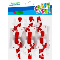 1. Craft With Fun Ozdoba Dekoracyjna Renifer Klamerki Świąteczne 501915